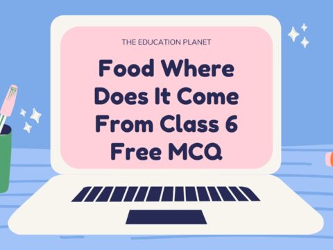 Food Where Does It Come From Class 6 MCQ