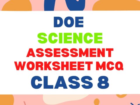 Class 8 Science DoE Assessment Worksheet 3 MCQ Online Test (14-09-2021)