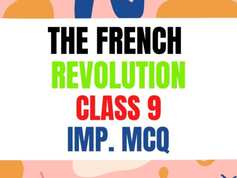 The French Revolution Class 9 History Important MCQ