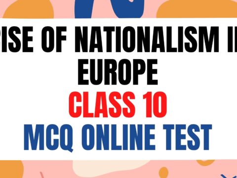 rise of nationalism in europe class 10 mcq online test in hindi