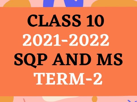 CBSE Sample Question Papers 2021-2022 Term 2 Free