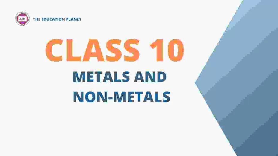 Metals and Non-Metals