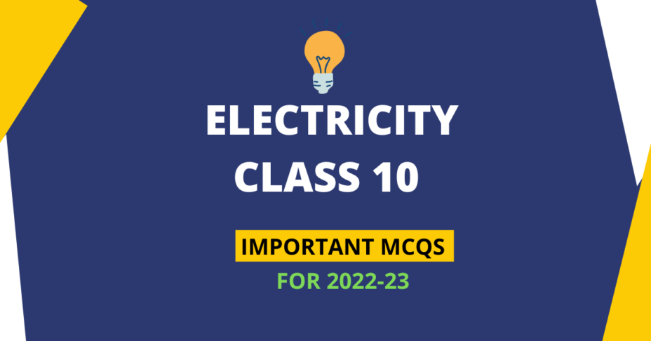 Electricity chapter 12 mcqs