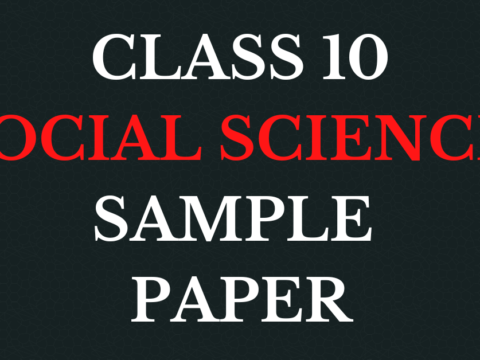 Social Science Sample Paper Class 10 2022-23