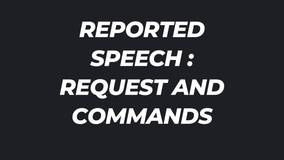 English Grammar Reported Speech Request and Commands Class 10 MCQs with answers