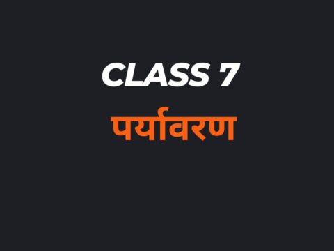 पर्यावरण Class 7 MCQs