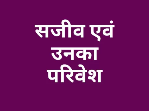 सजीव एवं उनका परिवेश class 6 science mcq