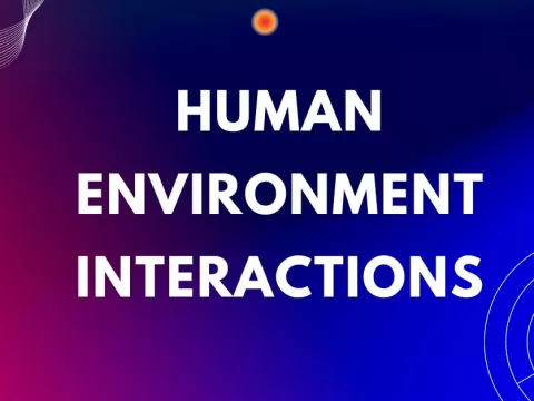 Human Environment Interactions class 7 SST MCQ