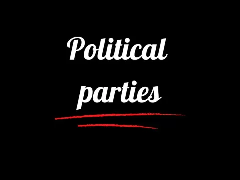 Political parties class 10 SST MCQ