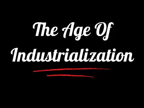 The Age Of Industrialization class 10 SST MCQ