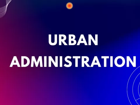 Urban Administration class 6 SST MCQ