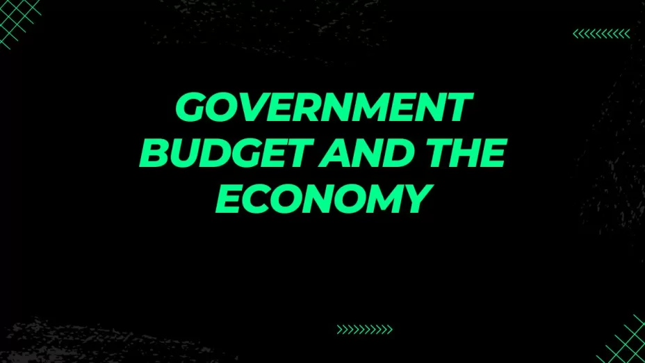 Government Budget and the Economy MCQ