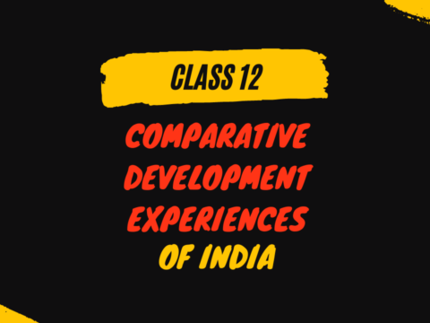 MCQs Comparative Development Experiences of India