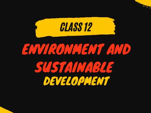 MCQs on Environment and Sustainable Development