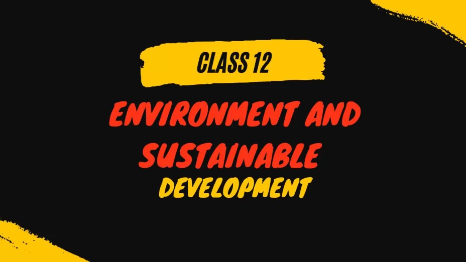 MCQs on Environment and Sustainable Development