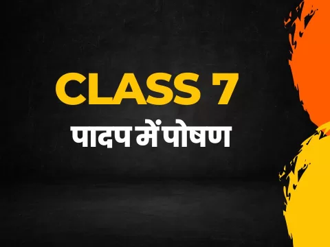 पादप में पोषण class 7