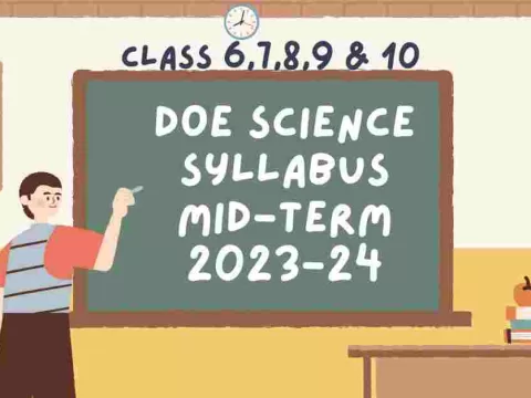 DOE Science Syllabus Mid-Term 2023-24