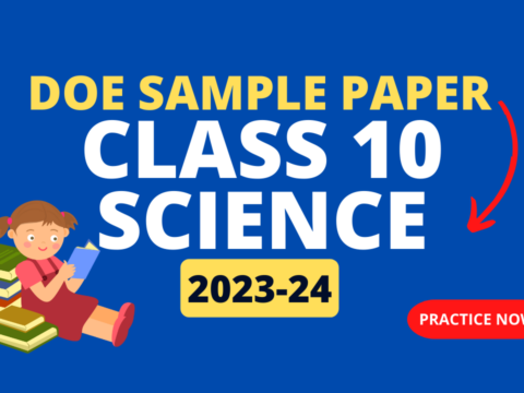 DOE Sample Paper Class 10 Science 2023 24