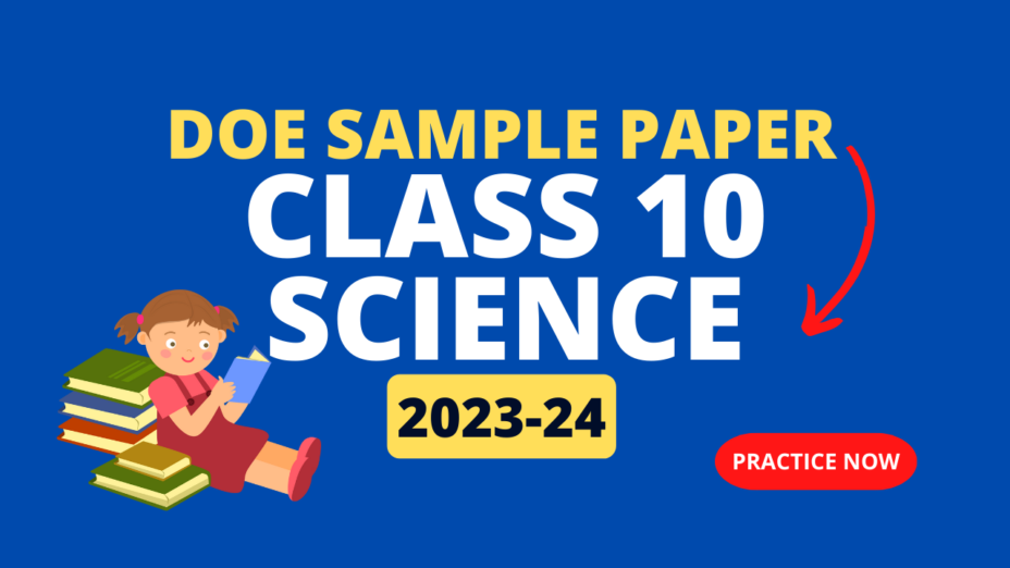 DOE Sample Paper Class 10 Science 2023 24