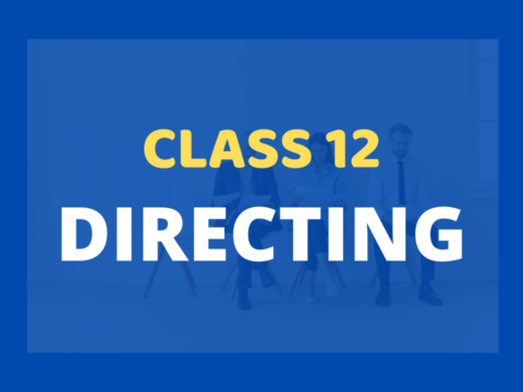 Directing  Class 12 Extra mcq