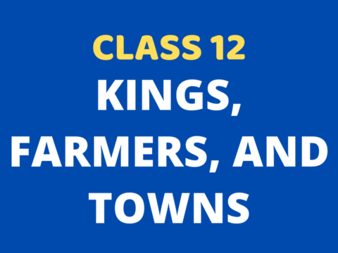 Kings, Farmers, and Towns Class 12 Extra mcq