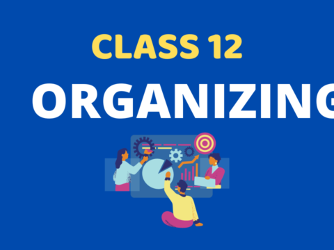 Organizing Class 12 Extra mcq