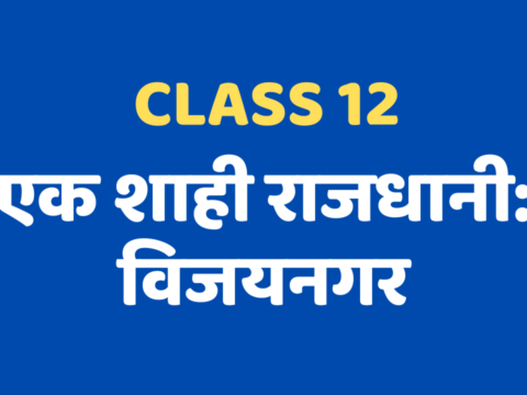 एक शाही राजधानी विजयनगर Class 12 Extra mcq