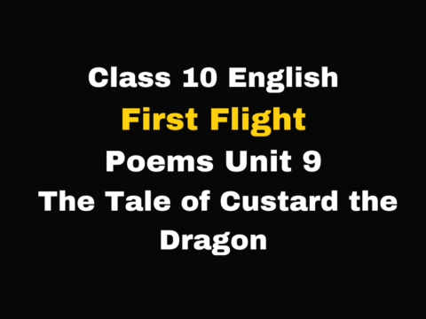 Class 10 English The Tale of Custard the Dragon MCQ Online Test