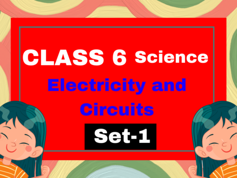 Class 6 Science Chapter 9 Electricity and Circuits MCQs