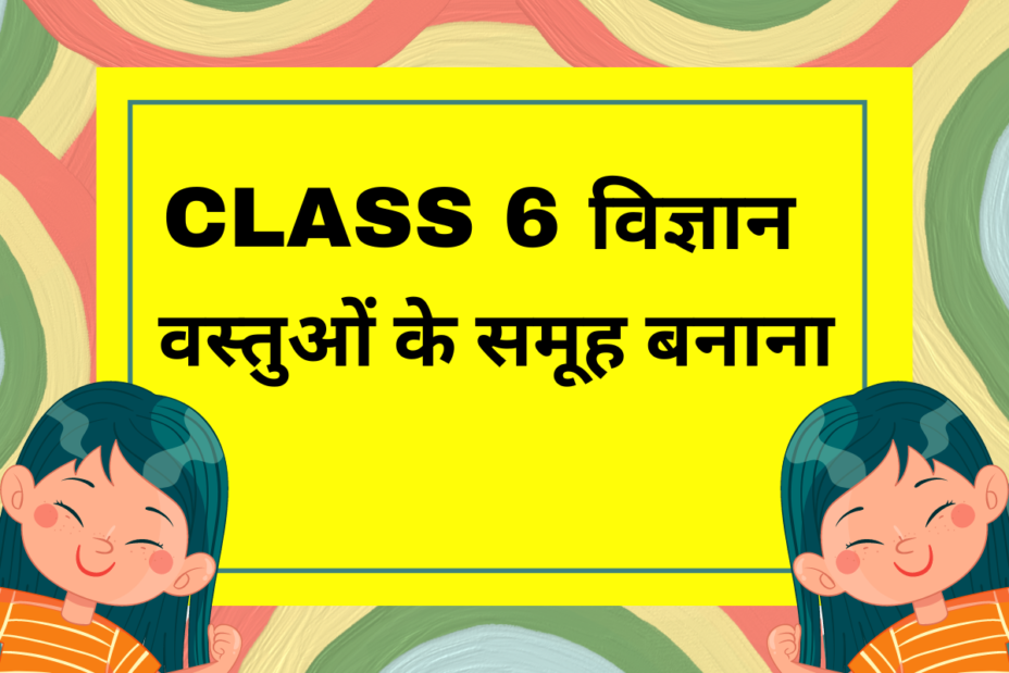 कक्षा 6 विज्ञान पाठ 2 वस्तुओं के समूह बनाना- True/False