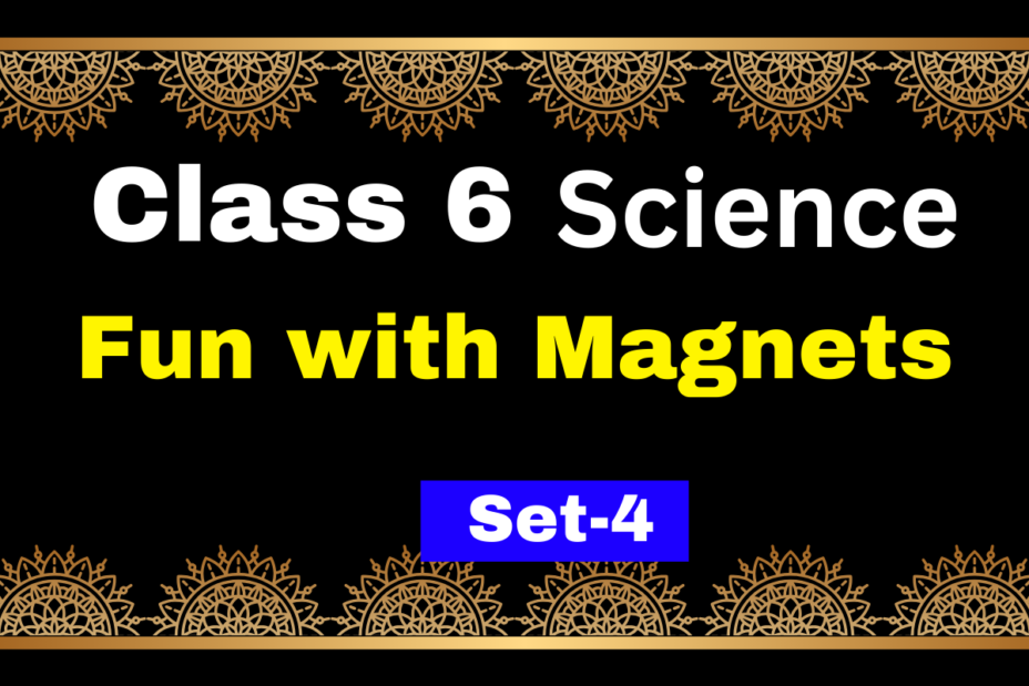 Class 6 Science Chapter 10 Fun with Magnets MCQs Test-4