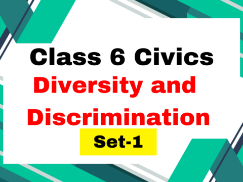 Class 6 Civics Chapter 2 Diversity and Discrimination MCQs Set-1