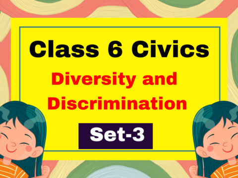 Class 6 Civics Chapter 2 Diversity and Discrimination MCQs Set-3