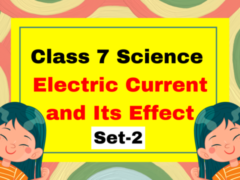 Class 7 Science Chapter 10 Electric Current and Its Effect MCQs Set-2