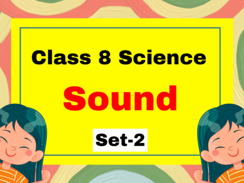 Class 8 Science Chapter 10 Sound MCQs Set-2