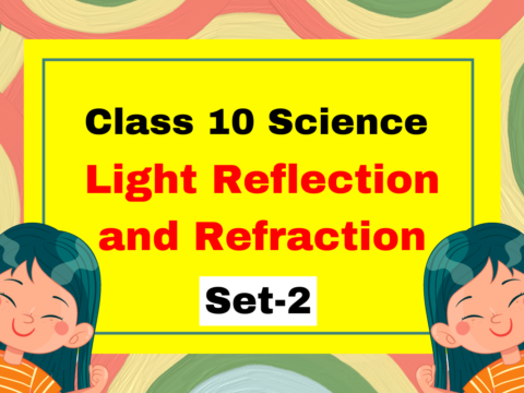 Class 10 Science Chapter 9 Light Reflection and Refraction MCQs Set-2