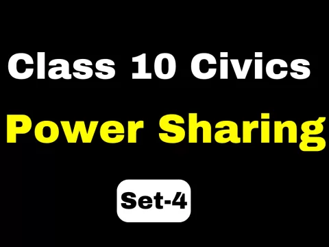 Class 10 SST Civics Chapter 1 Power Sharing MCQs