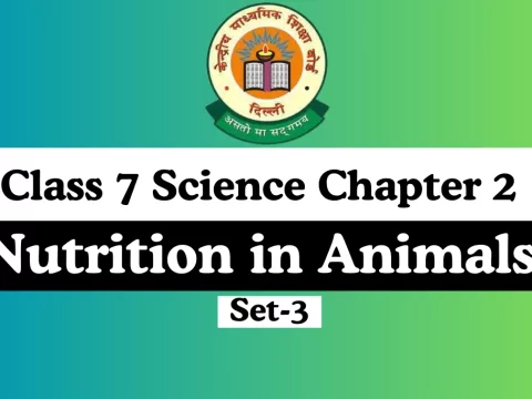 Class 7 Science Chapter 2 Nutrition in Animals With Free MCQs Online Test