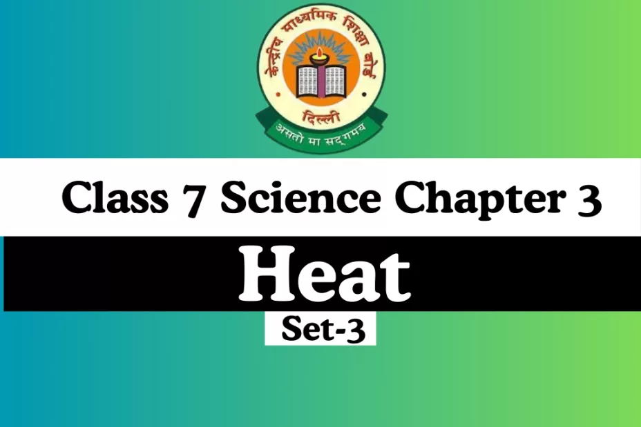 MCQs Class 7 Science Chapter 3 Heat Online Test-Free
