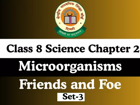 MCQs Class 8 Science Chapter 2 Microorganisms Friends and Foe Online Test