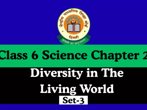 Class 6 Science Chapter 2 Diversity in the Living World MCQs