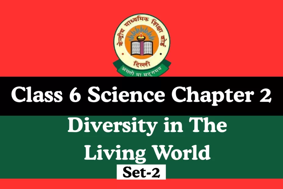 Class 6 Science Diversity in the Living World MCQs Set-2
