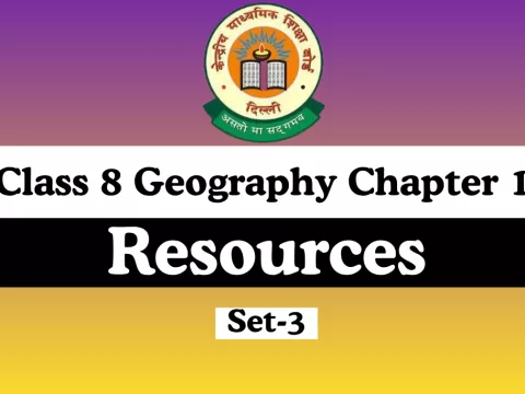 MCQ Online Test-Free Class 8 SST Geography Chapter 1 Resources