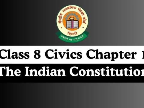 Class 8 SST Civics Chapter 1 The Indian Constitution MCQs Online Test