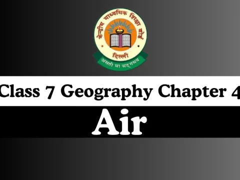 Class 7 Geography Chapter 4 Air With Free MCQ Online Test