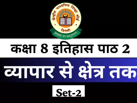 MCQs Online Test For कक्षा 8 SST इतिहास पाठ 2 व्यापार से क्षेत्र तक