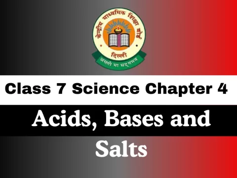 Class 7 Science Chapter 4 Acids, Bases and Salts  MCQ