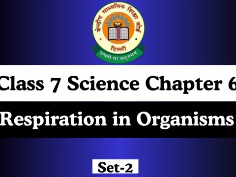 Class 7 Science Chapter 6 Respiration in Organisms Extra MCQ