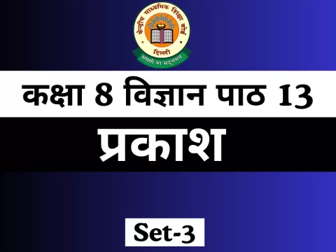 कक्षा 8 विज्ञान पाठ 13 MCQs Online Test With Answer
