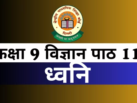 कक्षा 9 विज्ञान पाठ 11 ध्वनि MCQs Online Test